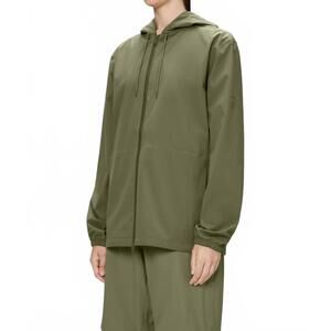 NEW RAINS suva long rain jacket in marsh